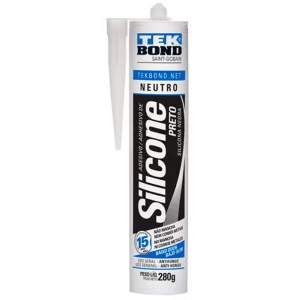 ADESIVO DE SILICONE 280G PRETO TEKBOND