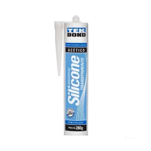 ADESIVO DE SILICONE 280G TRANSPARENTE TEKBOND