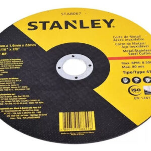 DISCO DE CORTE 7 X 1/16 X 7/8 INOX STANLEY