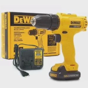 PARAFUSADEIRA FURADEIRA 3/8" (10MM) 12V BIVOLT 1 BATERIA DEWALT